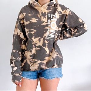 Zion National Park Bleach Dyed Sweatshirt